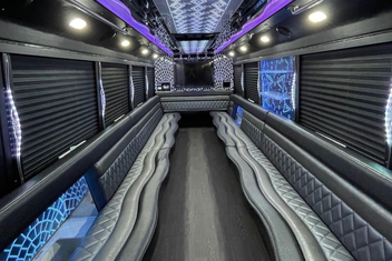 Portsmouth Party Bus Interior