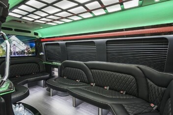 Portsmouth Sprinter Party Bus Interior