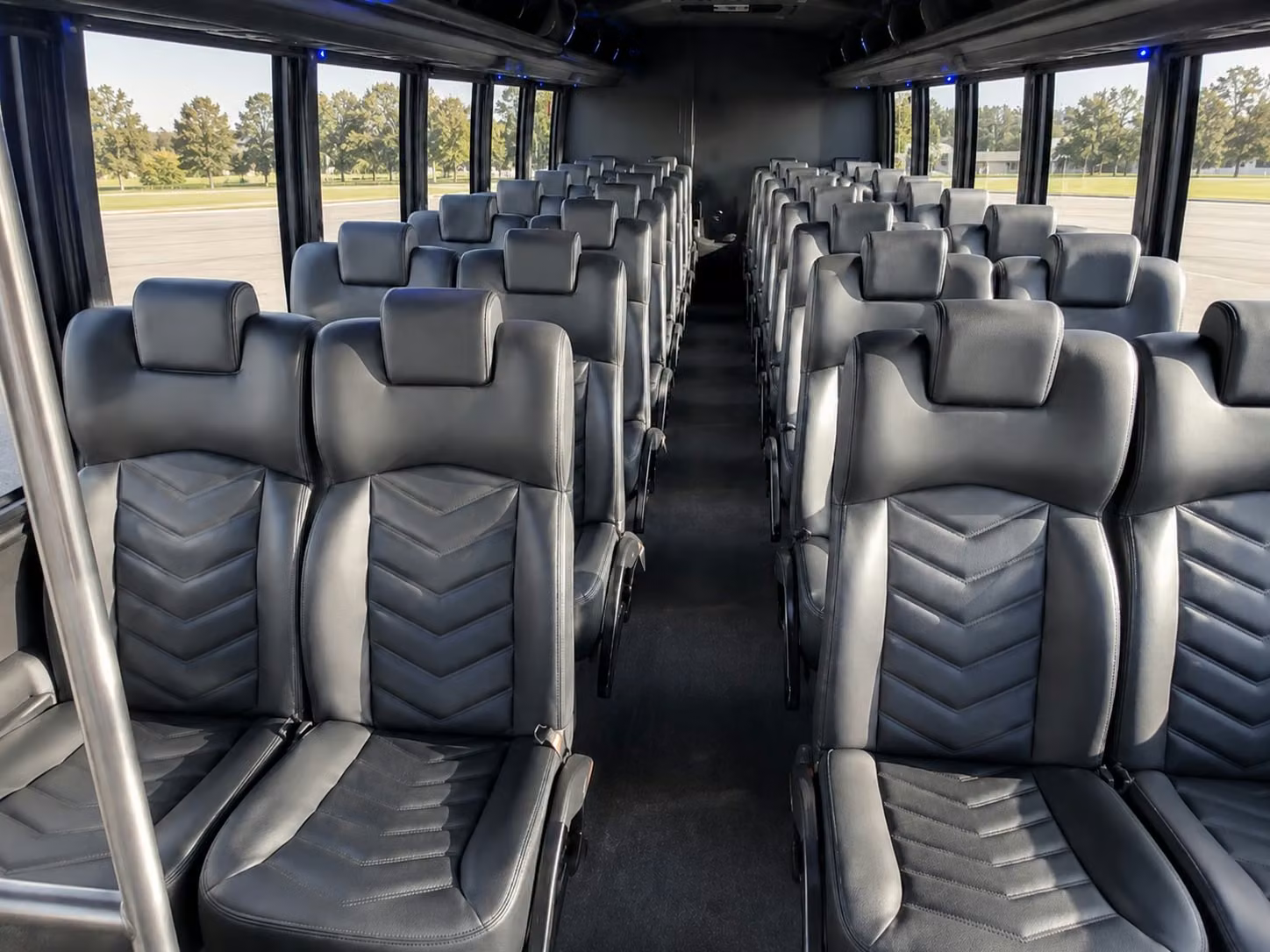 15 passenger minibus interior