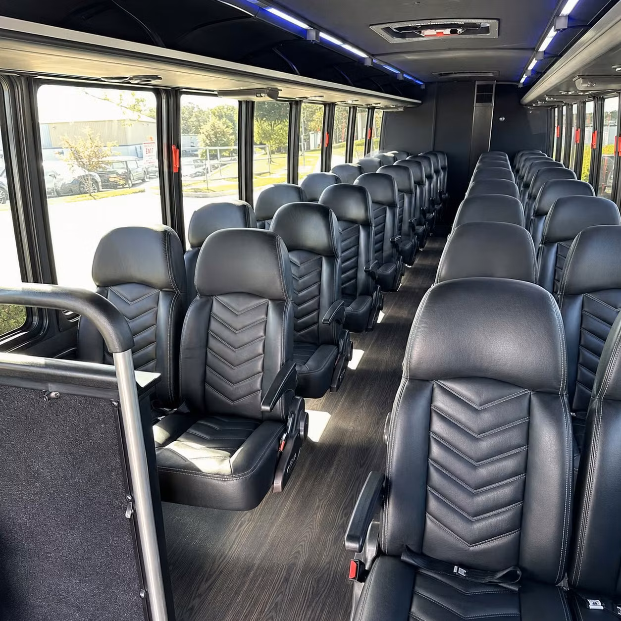 25 passenger minibus inside
