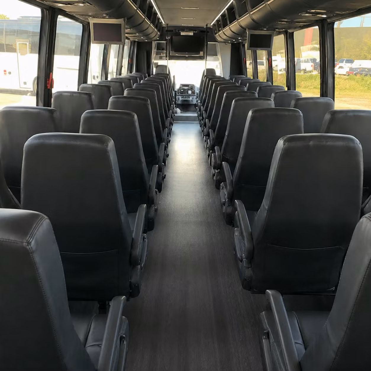 25 passenger minibus interior