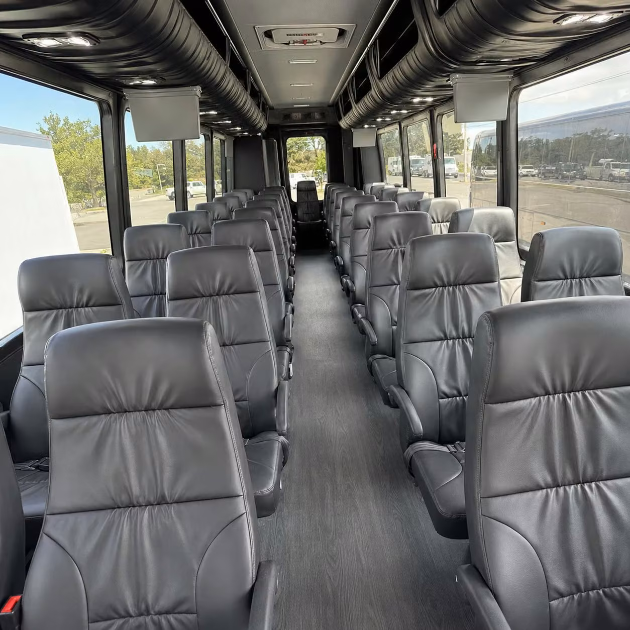 35 passenger minibus inside